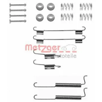 Kit d'accessoires, mâchoire de frein METZGER