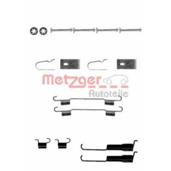 Kit d'accessoires, mâchoire de frein METZGER