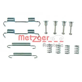 Kit d'accessoires, mâchoires de frein de stationnement METZGER 105-0801