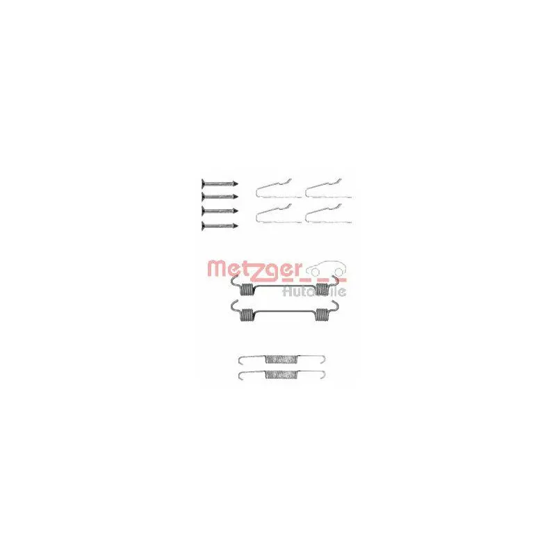 Kit d'accessoires, mâchoires de frein de stationnement METZGER 105-0808