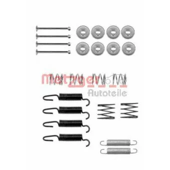 Kit d'accessoires, mâchoires de frein de stationnement METZGER 105-0816