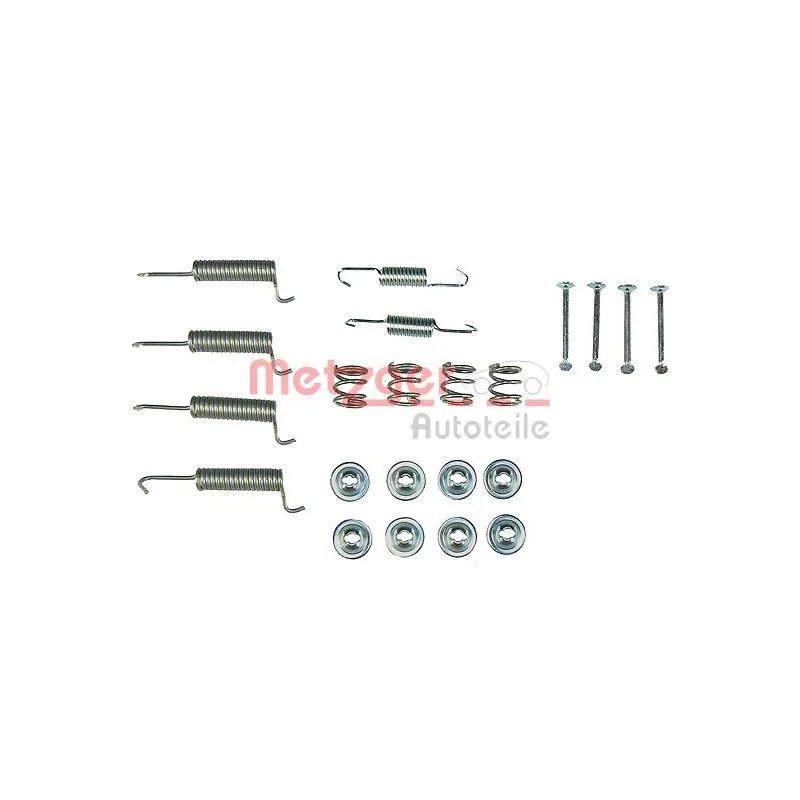 Kit d'accessoires, mâchoires de frein de stationnement METZGER 105-0821
