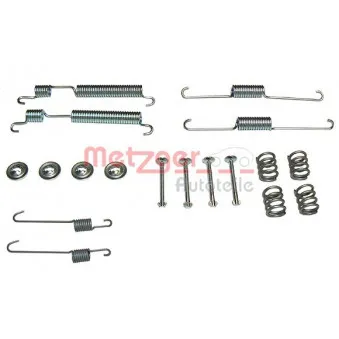 Kit d'accessoires, mâchoire de frein METZGER 105-0822