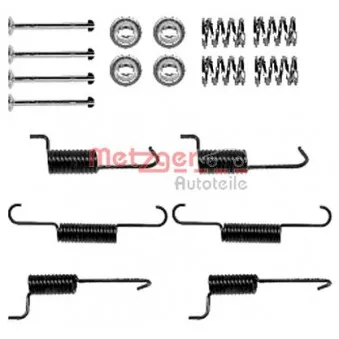 Kit d'accessoires, mâchoires de frein de stationnement METZGER 105-0823