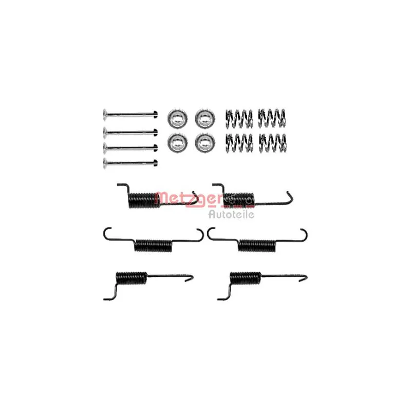 Kit d'accessoires, mâchoires de frein de stationnement METZGER 105-0823
