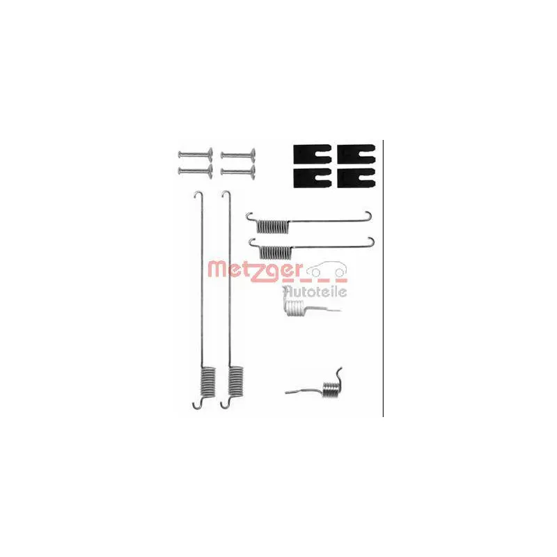 Kit d'accessoires, mâchoire de frein METZGER 105-0829