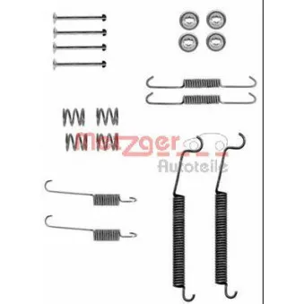 Kit d'accessoires, mâchoire de frein METZGER 105-0830