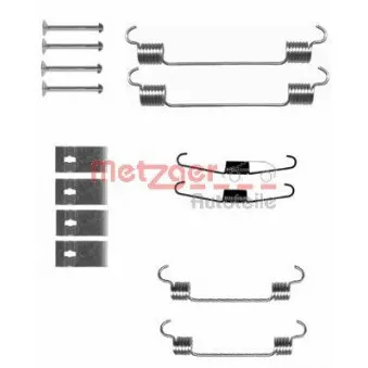 Kit d'accessoires, mâchoire de frein METZGER 105-0833