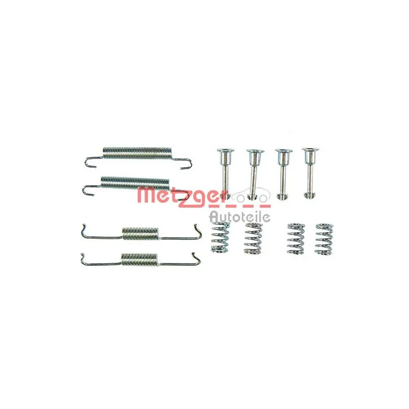 Kit d'accessoires, mâchoires de frein de stationnement METZGER 105-0841