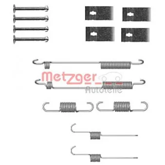 Kit d'accessoires, mâchoire de frein METZGER 105-0846