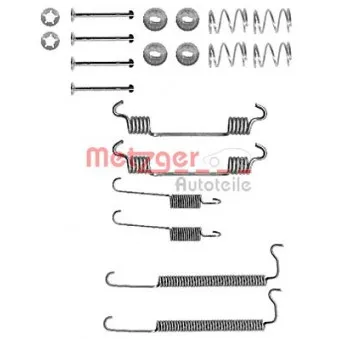 Kit d'accessoires, mâchoire de frein METZGER 105-0849