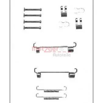 Kit d'accessoires, mâchoires de frein de stationnement METZGER 105-0851