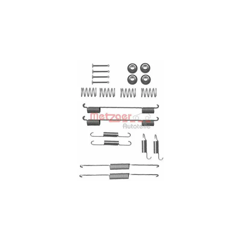 Kit d'accessoires, mâchoire de frein METZGER 105-0861