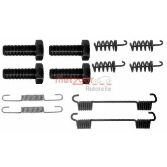 Kit d'accessoires, mâchoires de frein de stationnement METZGER 105-0865