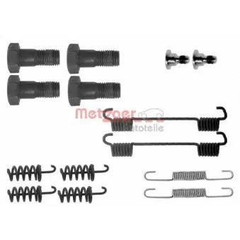 Kit d'accessoires, mâchoires de frein de stationnement METZGER 105-0867