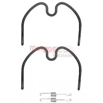 Kit d'accessoires, mâchoire de frein METZGER 105-0872