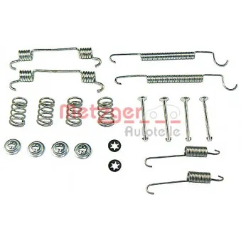 Kit d'accessoires, mâchoire de frein METZGER 105-0873
