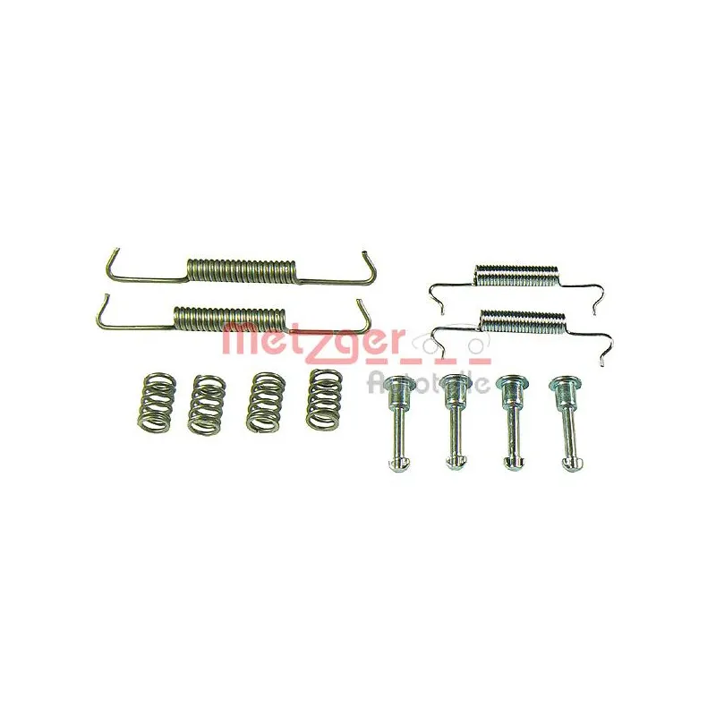 Kit d'accessoires, mâchoires de frein de stationnement METZGER 105-0877