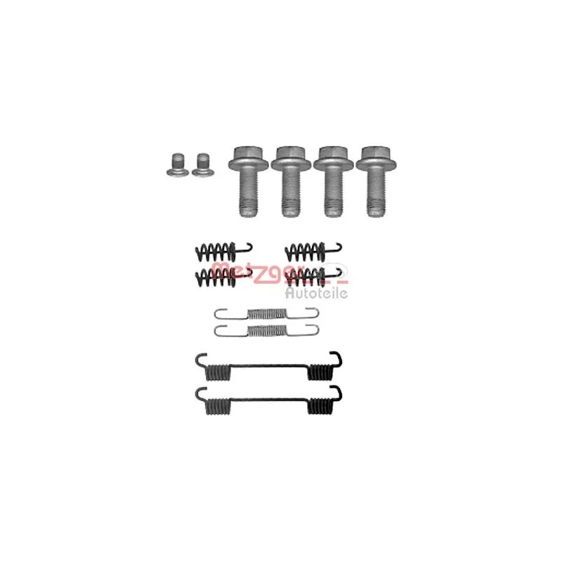 Kit d'accessoires, mâchoires de frein de stationnement METZGER 105-0878