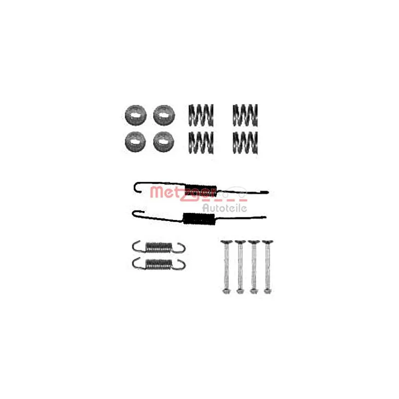 Kit d'accessoires, mâchoire de frein METZGER 105-0879