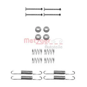 Kit d'accessoires, mâchoires de frein de stationnement METZGER 105-0880