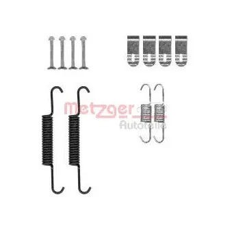 Kit d'accessoires, mâchoires de frein de stationnement METZGER 105-0881