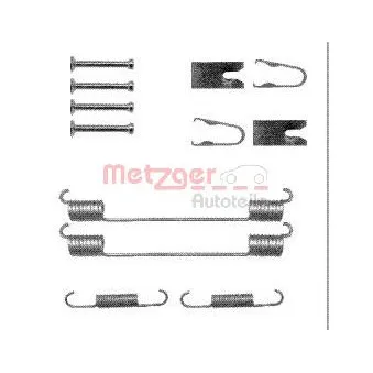Kit d'accessoires, mâchoire de frein METZGER 105-0883