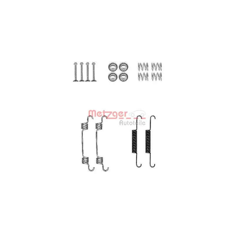 Kit d'accessoires, mâchoires de frein de stationnement METZGER 105-0887