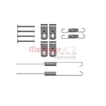 Kit d'accessoires, mâchoire de frein METZGER 105-0888