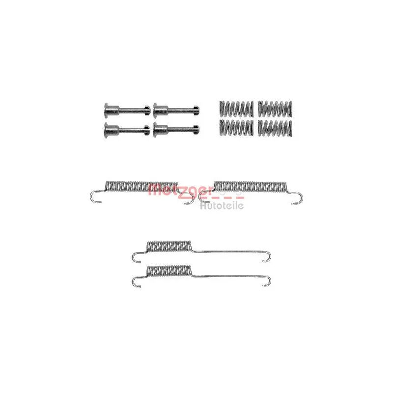Kit d'accessoires, mâchoires de frein de stationnement METZGER 105-0892