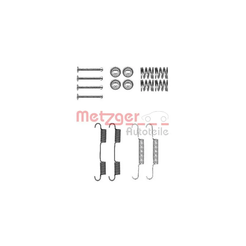 Kit d'accessoires, mâchoires de frein de stationnement METZGER 105-0896