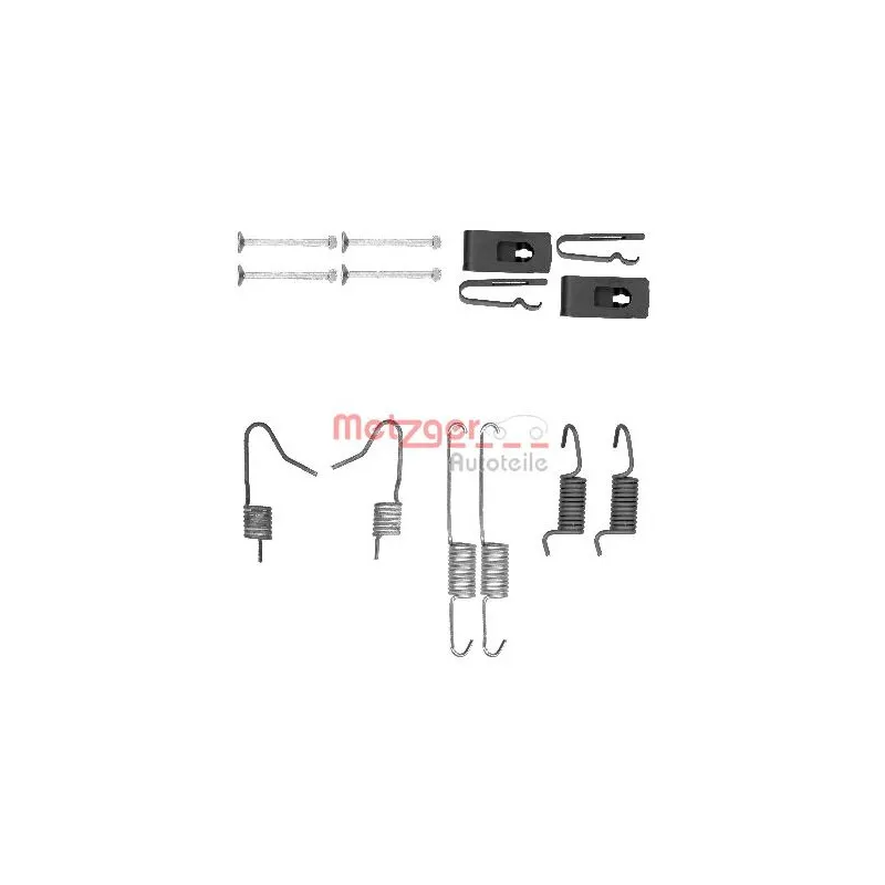 Kit d'accessoires, mâchoires de frein de stationnement METZGER 105-0898