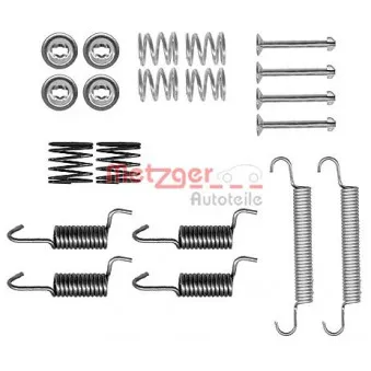 Kit d'accessoires, mâchoires de frein de stationnement METZGER 105-0899