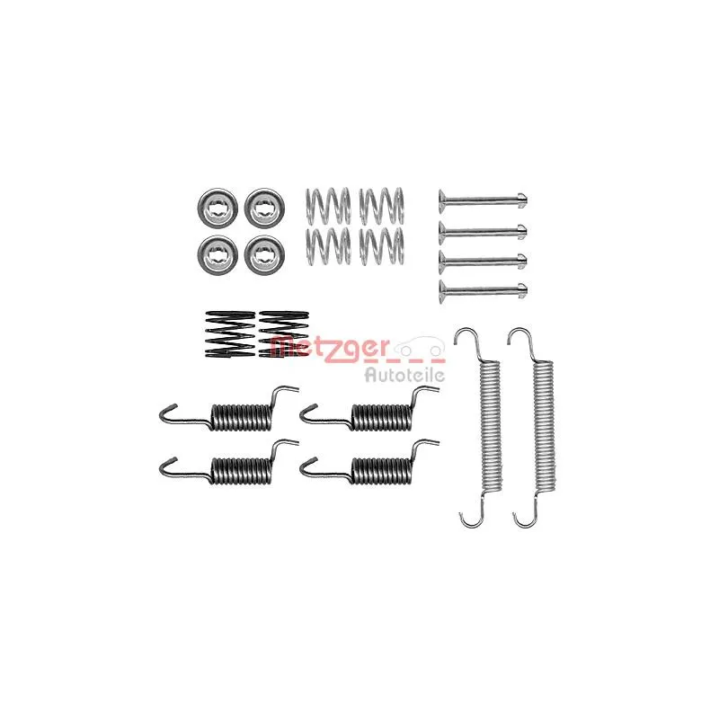 Kit d'accessoires, mâchoires de frein de stationnement METZGER 105-0899
