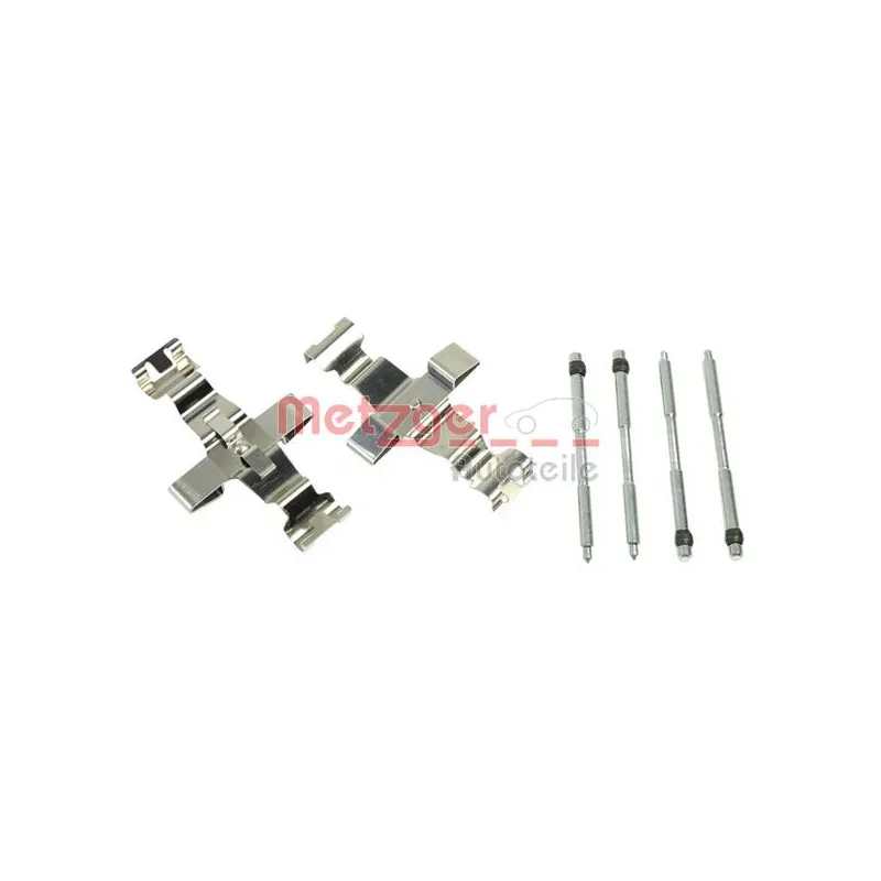Kit d'accessoires, plaquette de frein à disque METZGER 109-0022