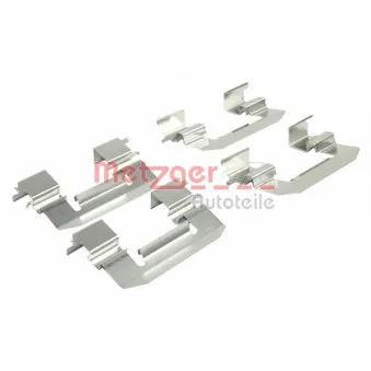 Kit d'accessoires, plaquette de frein à disque METZGER 109-0023