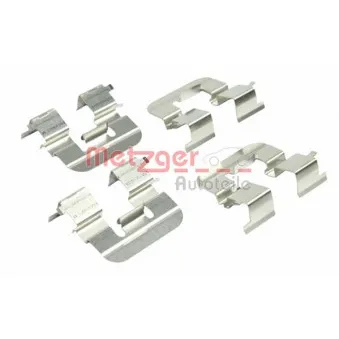 Kit d'accessoires, plaquette de frein à disque METZGER 109-0024