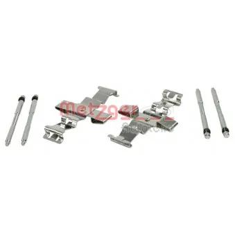 Kit d'accessoires, plaquette de frein à disque METZGER 109-0042