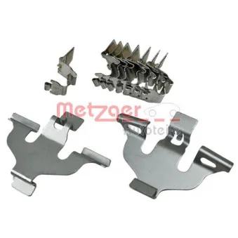 Kit d'accessoires, plaquette de frein à disque METZGER 109-0066