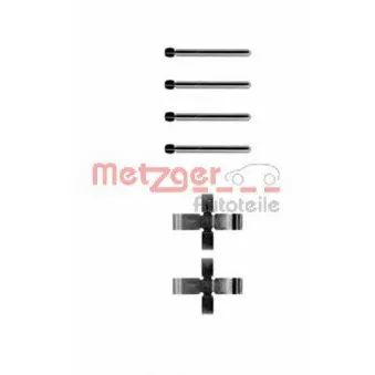 Kit d'accessoires, plaquette de frein à disque METZGER 109-0905