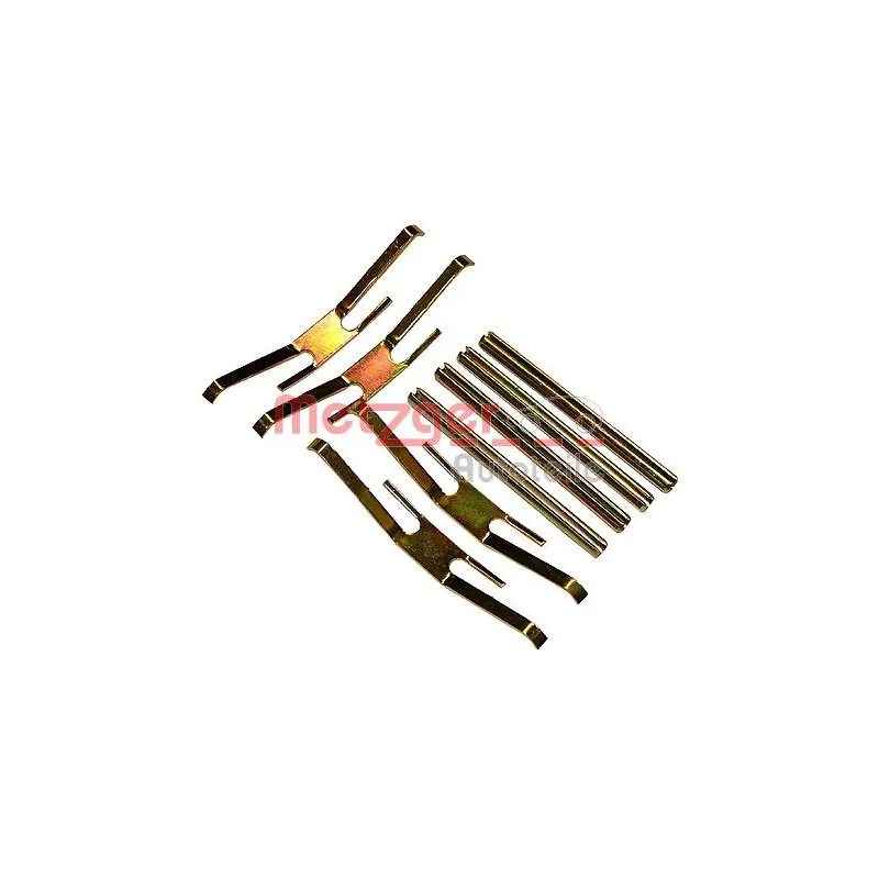 Kit d'accessoires, plaquette de frein à disque METZGER 109-0975