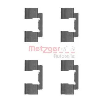 Kit d'accessoires, plaquette de frein à disque METZGER