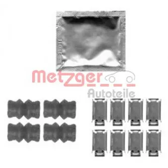 Kit d'accessoires, plaquette de frein à disque METZGER
