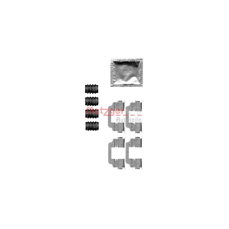 Kit d'accessoires, plaquette de frein à disque METZGER 109-1828