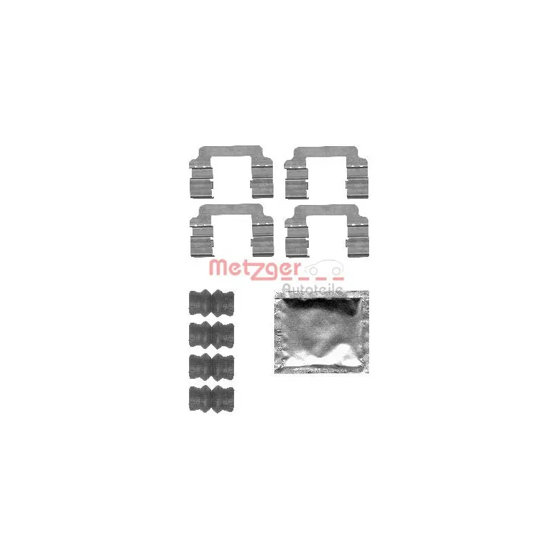 Kit d'accessoires, plaquette de frein à disque METZGER 109-1830