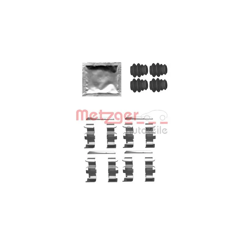 Kit d'accessoires, plaquette de frein à disque METZGER 109-1831