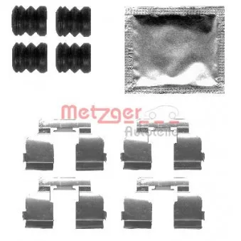Kit d'accessoires, plaquette de frein à disque METZGER 109-1835