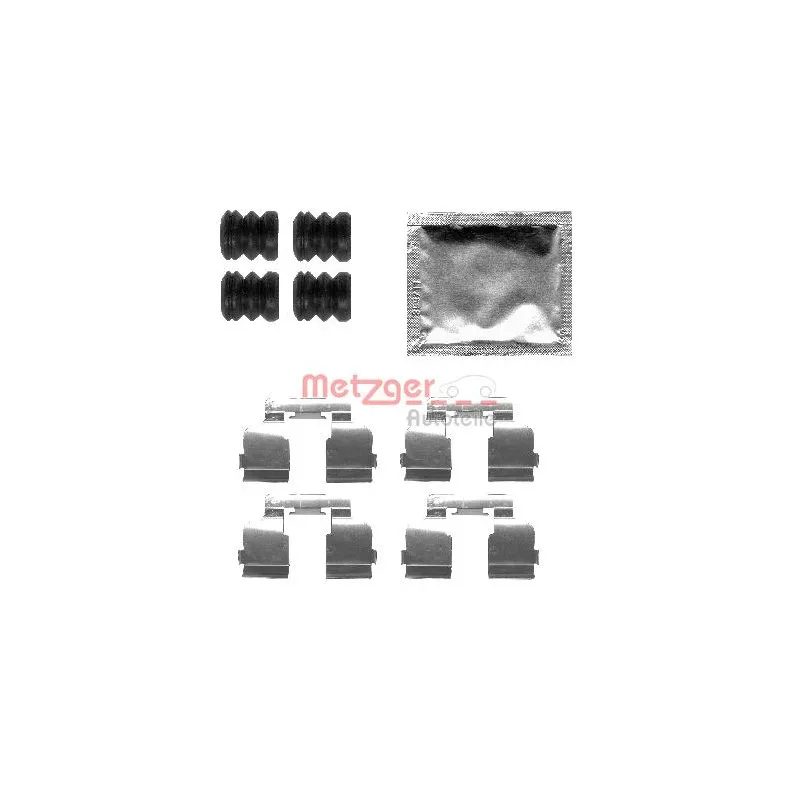 Kit d'accessoires, plaquette de frein à disque METZGER 109-1835