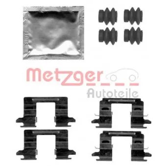 Kit d'accessoires, plaquette de frein à disque METZGER 109-1841