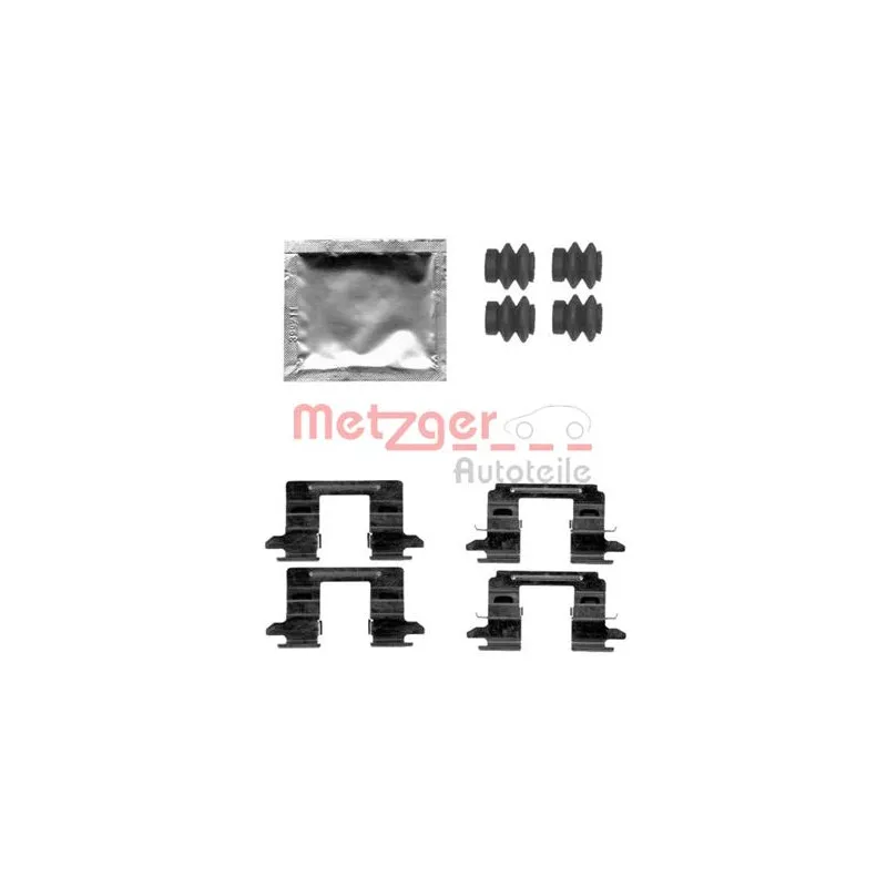 Kit d'accessoires, plaquette de frein à disque METZGER 109-1841